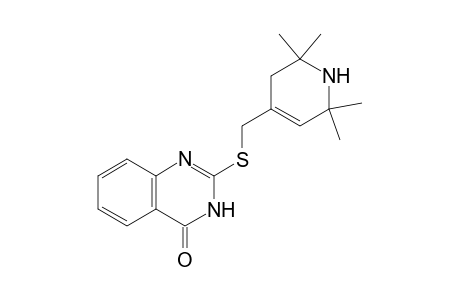 2-{[(2,2,6,6-Tetramethyl-1,2,3,6-tetrahydropyridin-4-yl)methyl]thio}quinazolin-4(3H)-one