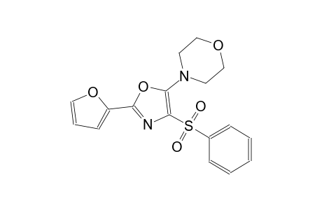 4-[2-(2-furyl)-4-(phenylsulfonyl)-1,3-oxazol-5-yl]morpholine