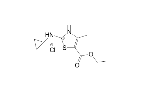 (Z)-N-(5-(ethoxycarbonyl)-4-methylthiazol-2(3H)-ylidene)cyclopropanaminium chloride