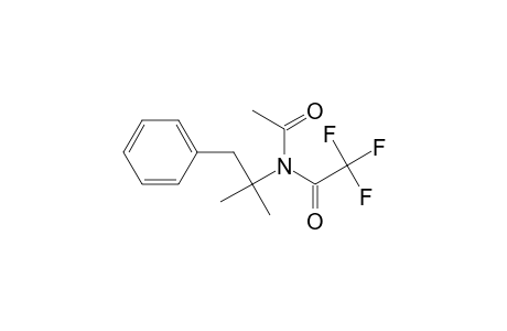 Acetamide, N-acetyl-N-(1,1-dimethyl-2-phenylethyl)-2,2,2-trifluoro-