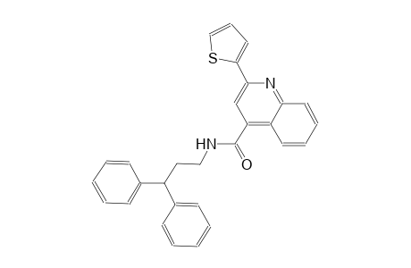 N-(3,3-diphenylpropyl)-2-(2-thienyl)-4-quinolinecarboxamide