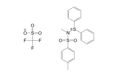 Sulfonium, [methyl[(4-methylphenyl)sulfonyl]amino]diphenyl- trifluoromethylsulfonate, salt