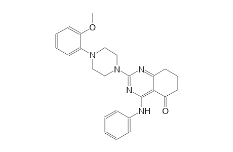 5(6H)-quinazolinone, 7,8-dihydro-2-[4-(2-methoxyphenyl)-1-piperazinyl]-4-(phenylamino)-