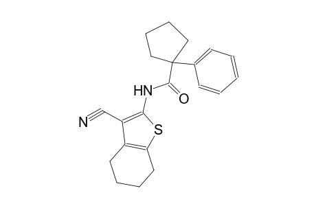 cyclopentanecarboxamide, N-(3-cyano-4,5,6,7-tetrahydrobenzo[b]thien-2-yl)-1-phenyl-