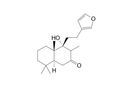 15,16-Epoxy-7,8-seco-labda-13(16),14-dien-7,9-olide