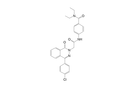 4-{[(4-(4-chlorophenyl)-1-oxo-2(1H)-phthalazinyl)acetyl]amino}-N,N-diethylbenzamide