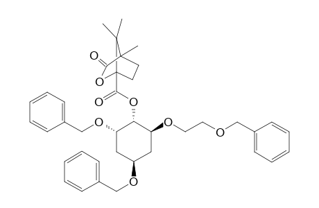 (+)-(1S,2S,4S,6S)-2,4-Di-O-benzyl-6-O-(2-benzyloxyethyl)-1-O-[(1S,4R)-camphanoyl]cyclohexane-1,2,4,6-tetraol