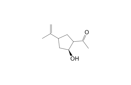 (1S)-2-Acetyl-4-isopropenylcyclopentan-1-ol