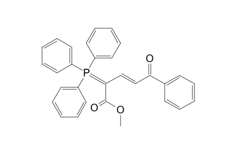 (E)-5-keto-5-phenyl-2-triphenylphosphoranylidene-pent-3-enoic acid methyl ester