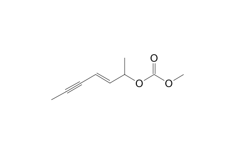(E)-hept-3-en-5-yn-2-yl methyl carbonate