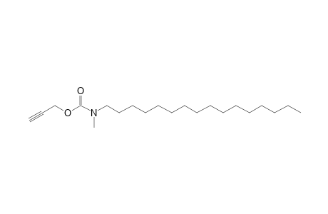 Carbamic acid, N-methyl-N-hexadecyl-, propargyl ester