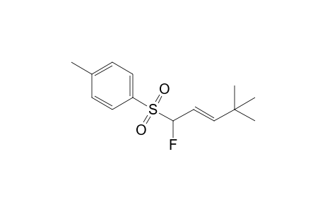 (E)-1-Fluoro-4,4-dimethyl-1-tosyl-2-pentene