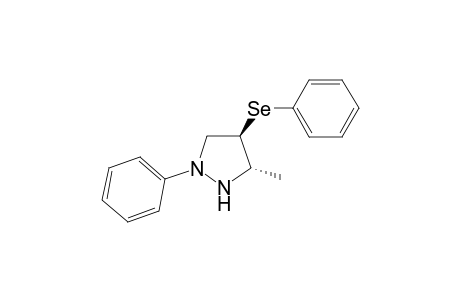3-Methyl-1-phenyl-4-(phenylseleno)pyrazolidine