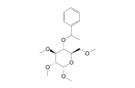 METHYL-2,3,6-TRI-O-METHYL-4-O-[(R)-1'-PHENYLETHYL]-ALPHA-D-GLUCOPYRANOSIDE