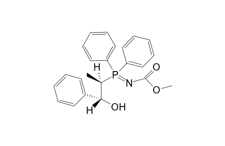 (1S*,2S*)-2-[Diphenyl(N-methoxycarbonyl)phosphoranyl]-1-phenyl-1-propanol