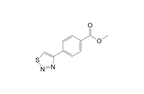 p-(1,2,3-thiadiazol-4-yl)benzoic acid, methyl ester