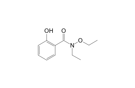 N-Ethoxy-N-ethyl-2-hydroxybenzamide