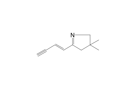 2-[(E)-but-1-en-3-ynyl]-4,4-dimethyl-1-pyrroline