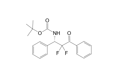 (S)-tert-Butyl N-(2,2-difluoro-3-oxo-1,3-diphenylpropyl)carbamate