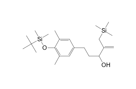 5-[4-[tert-butyl(dimethyl)silyl]oxy-3,5-dimethyl-phenyl]-2-(trimethylsilylmethyl)pent-1-en-3-ol