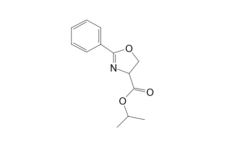 4-Oxazolecarboxylic acid, 4,5-dihydro-2-phenyl-, 1-methylethyl ester