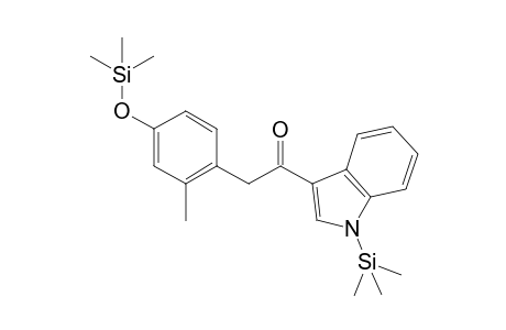 2-(2-Methyl-4-((trimethylsilyl)oxy)phenyl)-1-(1-(trimethylsilyl)-1H-indol-3-yl)ethan-1-one