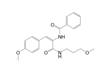N-((E)-2-(4-methoxyphenyl)-1-{[(3-methoxypropyl)amino]carbonyl}ethenyl)benzamide
