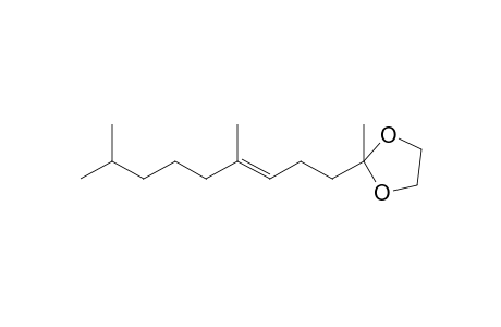 (E)-2,2-Ethylenedioxy-6,10-dimethyl-5-undecene