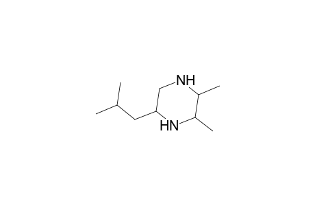 Piperazine, 2,3-dimethyl-5-(2-methylpropyl)-