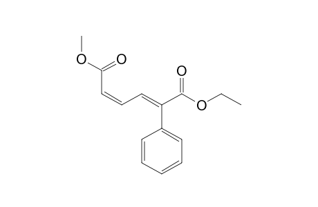 (2E,4Z)-2-Phenylhexa-2,4-dienedioic acid 1-ethyl ester 6-methyl ester