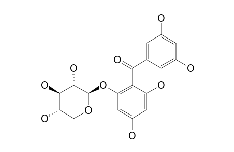 3',4,5',6-TETRAHYDROXY-2-O-BETA-D-XYLOPYRANOSYL-BENZOPHENONE