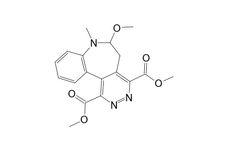 DIMETHYL-6,7-DIHYDRO-6-METHOXY-7-METHYL-5H-BENZO-[B]-PYRIDAZINO-[4,5-D]-AZEPINE-1,4-DICARBOXYLATE