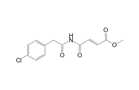 Methyl N-[(4'-chlorophenyl)acetyl]fumarate-amide