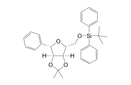 Tert-Butyl(((3aR,4R,6S,6aS)-2,2-dimethyl-6-phenyltetrahydrofuro[3,4-d][1,3]dioxol-4-yl)methoxy)diphenylsilane