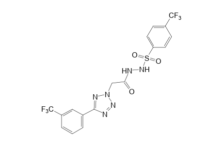 1-[(alpha,alpha,alpha-trifluoro-p-tolyl)sulfonyl]-2-{[5-(alpha,alpha,alpha-trifluoro-m-tolyl)-2H-tetrazol-2-yl]acetyl}hydrazine