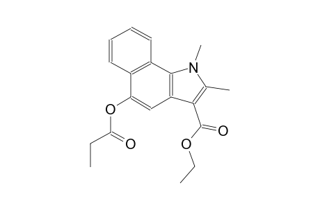 ethyl 1,2-dimethyl-5-(propionyloxy)-1H-benzo[g]indole-3-carboxylate
