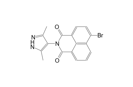 6-bromo-2-(3,5-dimethyl-1H-pyrazol-4-yl)-1H-benzo[de]isoquinoline-1,3(2H)-dione