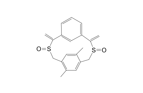 (REL-RS,RS,RP)/(REL-RS,RS,SP)-5,8-DIMETHYL-1,12-DIMETHYLENE-2,11-DITHIA-[3.3]-PARAMETACYCLOPHANE-2,11-DIOXIDE