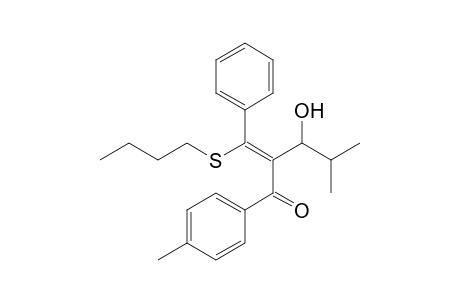 (Z)-5-Phenyl-5-(butylsulfanyl)-2-methyl-4-[(p-tolyl)carbonyl]-4-penten-3-ol