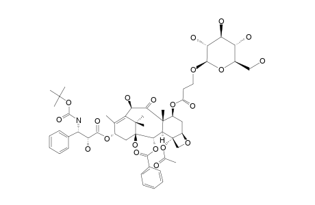 7-PROPIONYL-DOCETAXEL-3''-O-BETA-D-GLUCOPYRANOSIDE