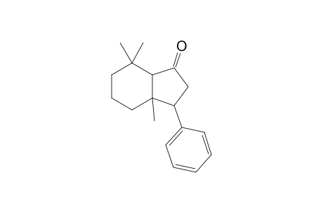 3a,7,7-Trimethyl-3-phenyloctahydroinden-1-one