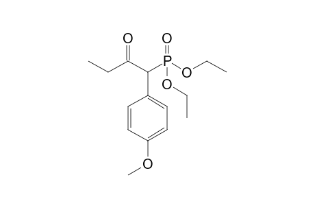 1-Diethoxyphosphoryl-1-(4-methoxyphenyl)-2-butanone