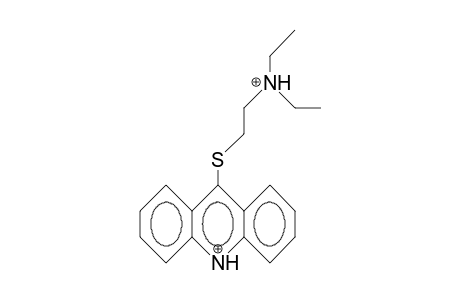 9-(2-Diethylammonium-ethylthio)-acridine dication