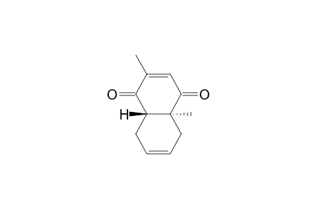 1,4-Naphthalenedione, 4a,5,8,8a-tetrahydro-2,4a-dimethyl-, trans-