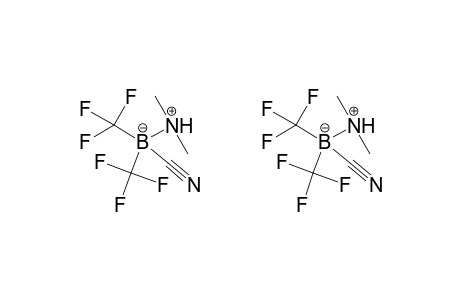 Bis(trifluoromethyl)(cyano)boran*dimethylamin dimer