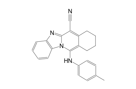 11-(4-toluidino)-7,8,9,10-tetrahydrobenzimidazo[1,2-b]isoquinoline-6-carbonitrile