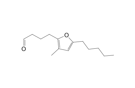 4-(3-Methyl-5-pentylfuran-2-yl)butanal