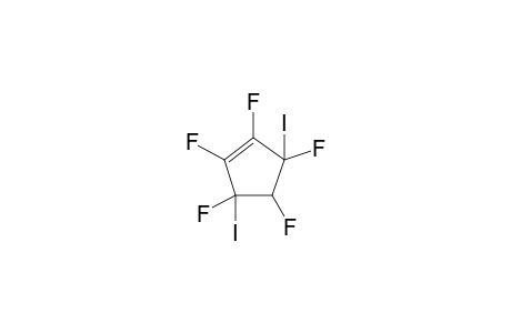 1,2,3,4,5-pentafluoro-3,5-diiodocyclopent-1-ene