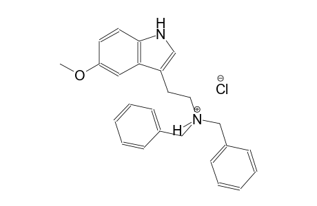 N,N-dibenzyl-2-(5-methoxy-1H-indol-3-yl)ethanaminium chloride