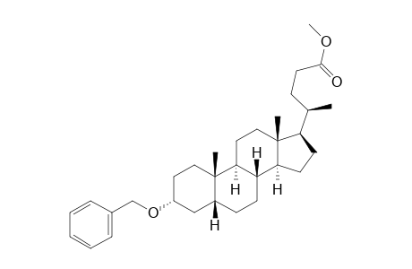 Methyl-3.alpha.-benzyloxy-5.beta.cholan-24-oate